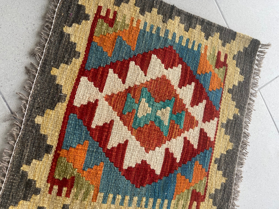 Kilim - 50x50 cm (1.6x1.6 ft)